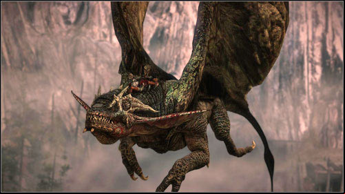Once you drain the dragons health, a QTE (Quick Time Event) will begin - only on higher difficulty setting, you first have to jump onto the dragon and afterwards avoid falling down during the flight - Enter the Dragon | Common main missions - Main missions - Common - The Witcher 2 Assassins of Kings Guide