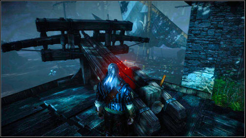 The prostitute will eventually draw the guard away from the ballista - The Ballista - Side missions - The Witcher 2 Assassins of Kings Guide
