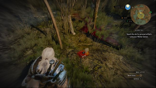 Theres a book near the gallows which you must examine. - The Witcher 3 Wild Hunt: Side quests, Military camp - walkthrough - Military Camp - The Witcher 3 Wild Hunt Guide