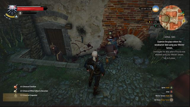 Eustace - not so nice guy - The Witcher 3 Wild Hunt: Side quests, Free City of Novigrad - walkthrough - Free City of Novigrad - The Witcher 3 Wild Hunt Guide
