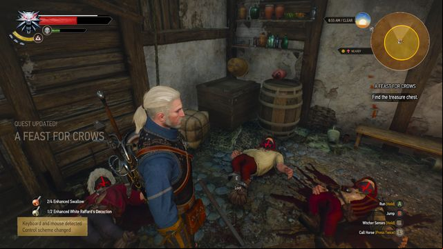 You will find Cleavers men inside the house to which the trail leads - The Witcher 3 Wild Hunt: Side quests, Free City of Novigrad - walkthrough - Free City of Novigrad - The Witcher 3 Wild Hunt Guide