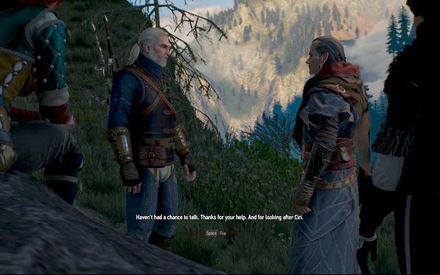 After the conversation with Avallach, go talk to Ciri - The Witcher 3 Wild Hunt: Blood on the Battlefield - walkthrough - Kaer Morhen - The Witcher 3 Wild Hunt Guide