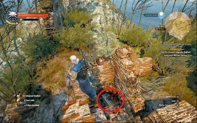 Schematic can be found in the chest inside the north-western part of the ruins - The Witcher 3 Wild Hunt: Enhanced Griffin School Gear - Griffin School Gear - The Witcher 3 Wild Hunt Guide
