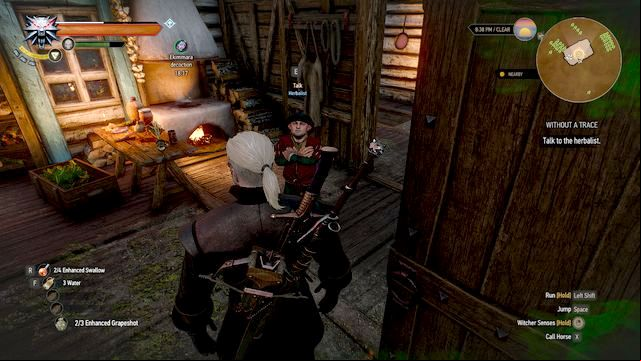 Halfling-herbalist - Without a Trace - Side quests - The Witcher 3 Wild Hunt Guide