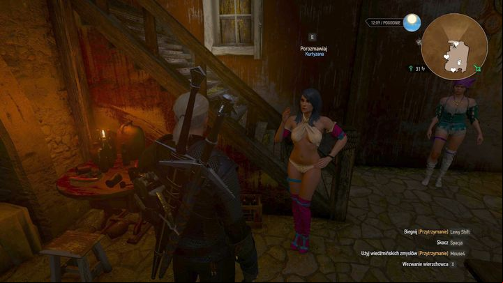 Geralt can also use the services of courtesans. - Romance with Syanna - New Additions in Blood and Wine - The Witcher 3: Blood and Wine Game Guide