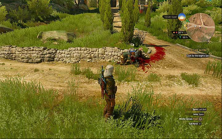 Gaston can be found next to the road leading to the property. - Extreme Cosplay - Side quests - The Witcher 3: Blood and Wine Game Guide