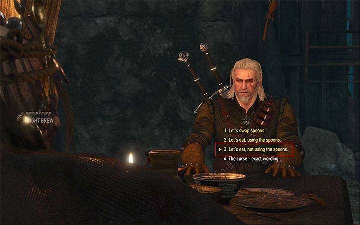 This option requires you to lift the Wights curse - La Cage au Fou - Main quests - The Witcher 3: Blood and Wine Game Guide