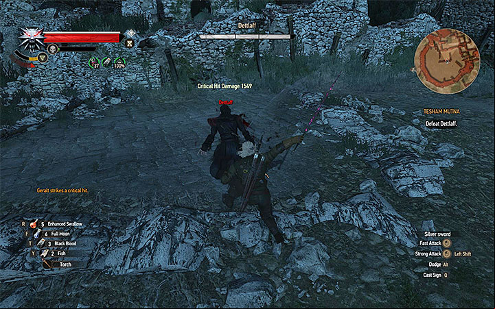 You can parry Dettlaffs attacks and then perform your own - Tesham Mutna - the final confrontation with Dettlaff - Main quests - The Witcher 3: Blood and Wine Game Guide