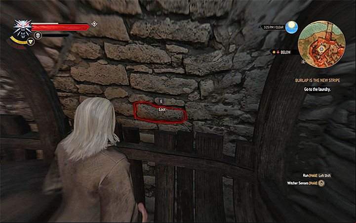 You will start the visit in the prison by speaking with Jacques who will tell you to go to the laundry - Burlap is the New Stripe - Geralt goes to prison quest - Main quests - The Witcher 3: Blood and Wine Game Guide