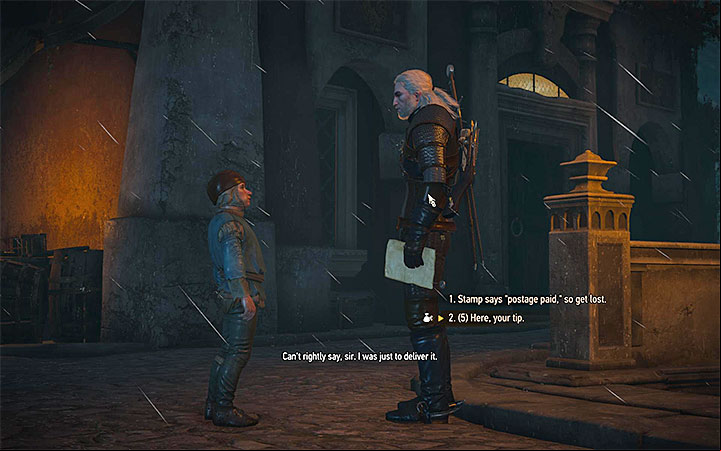 Give money to the envoy - There Can Be Only One - Five Trials of Virtue - Side quests - The Witcher 3: Blood and Wine Game Guide