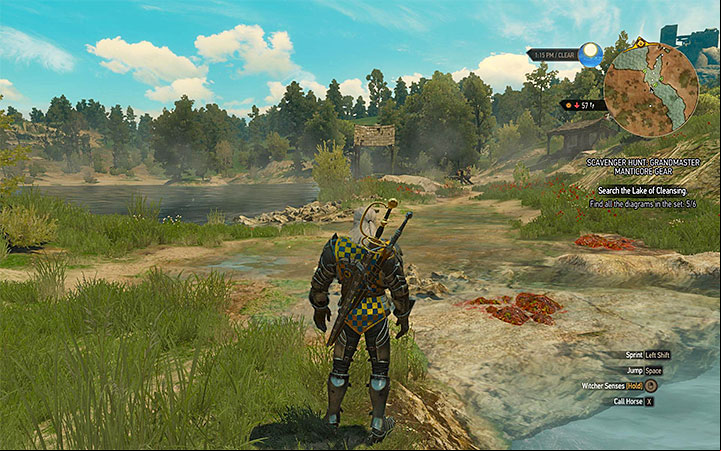 Lake of Cleansing - Scavenger Hunt: Grandmaster Manticore Gear - diagrams and item statistics - Grandmaster Witcher Gear - quests, diagrams and item statistics - The Witcher 3: Blood and Wine Game Guide
