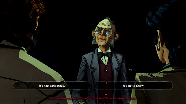 Important choice - Blood - Episode 2: Smoke and Mirrors - The Wolf Among Us - Game Guide and Walkthrough