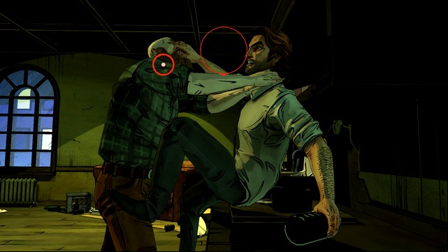 QTE mechanics - Disturbance - Episode 1: Faith - The Wolf Among Us - Game Guide and Walkthrough