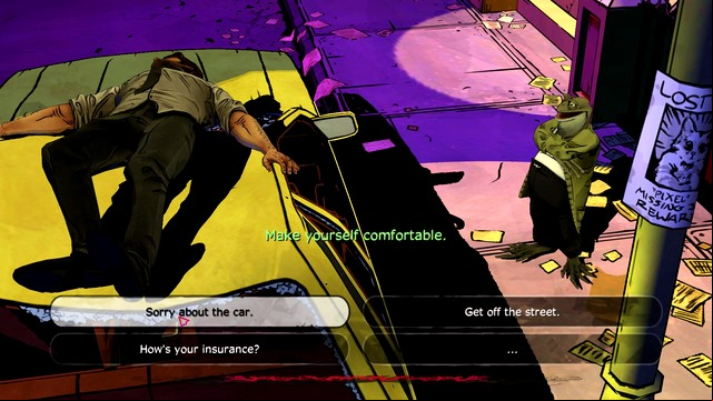There is a doze of humor in the game - Disturbance - Episode 1: Faith - The Wolf Among Us - Game Guide and Walkthrough