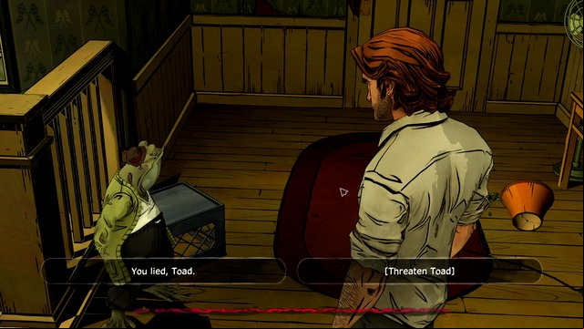 Toad is hiding something - Consequences - Episode 1: Faith - The Wolf Among Us - Game Guide and Walkthrough
