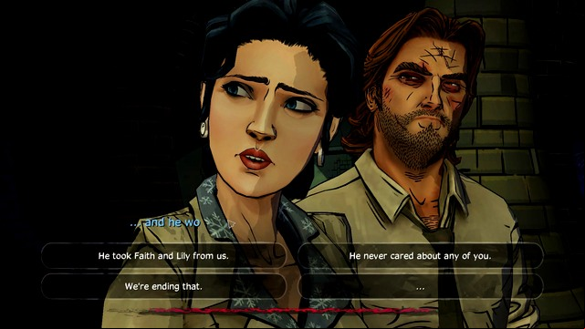 Snow and Bigby - On Fairness - Episode 5: Cry Wolf - The Wolf Among Us - Game Guide and Walkthrough