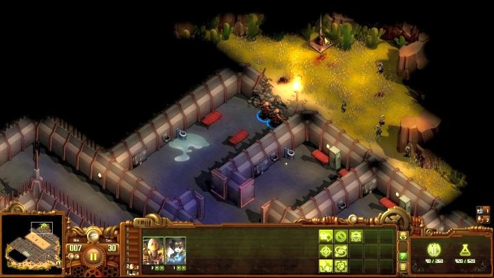A hole in the wall leading to the goal of the mission. - The Prison | They Are Billions campaign walkthrough - The New Empire campaign - They Are Billions Guide