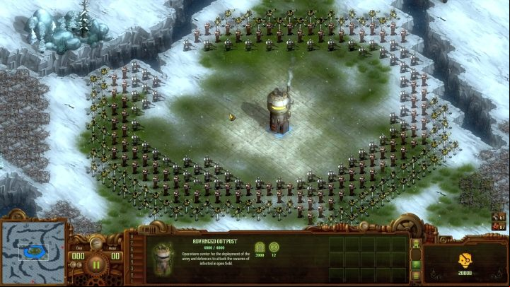 Recommended placement of units before the fight. - Infected Swarm #13 | They Are Billions campaign walkthrough - The New Empire campaign - They Are Billions Guide