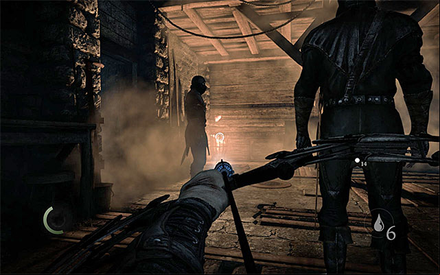 Use the water arrow to put out fire - The Tinkers Trinket - Jobs - Basso - Thief - Game Guide and Walkthrough