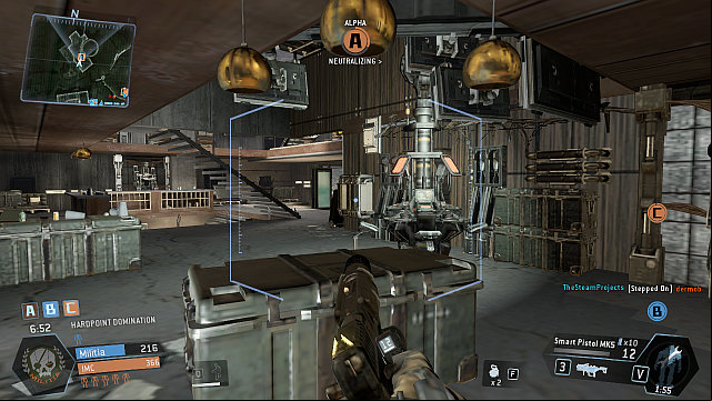 Securing of the point in the Hardpoint mode. - Hardpoint - Game modes - Titanfall - Game Guide and Walkthrough