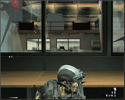 Start moving towards a destroyed door - Scene 3 - Refinery - part 1 - Act 6 - Nevada Desert - Tom Clancys Rainbow Six: Vegas 2 - Game Guide and Walkthrough