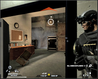 You may start moving forward - Scene 3 - Center Stage - part 3 - Act 5 - Theater - Tom Clancys Rainbow Six: Vegas 2 - Game Guide and Walkthrough