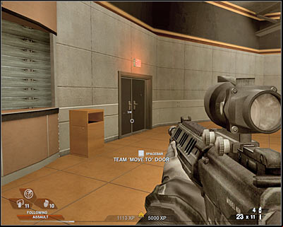 Start off by taking a closer look at your tactical map - Scene 2 - Arena - part 3 - Act 3 - Recreation Center - Tom Clancys Rainbow Six: Vegas 2 - Game Guide and Walkthrough