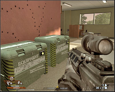 Now you should take a closer look at your tactical map - Scene 3 - Library - part 2 - Act 3 - Recreation Center - Tom Clancys Rainbow Six: Vegas 2 - Game Guide and Walkthrough