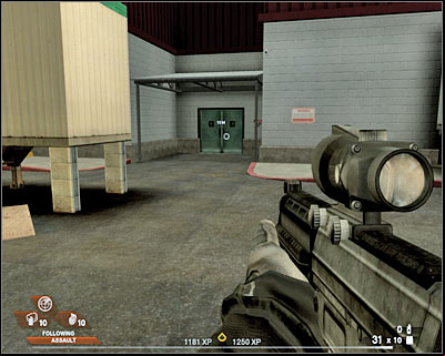 1 - Scene 3 - Garage - part 3 - Act 2 - Old Vegas - Tom Clancys Rainbow Six: Vegas 2 - Game Guide and Walkthrough