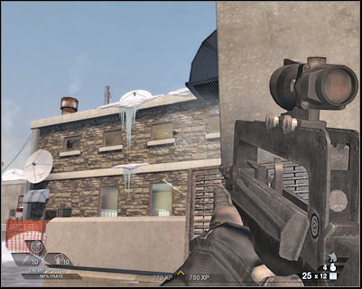 Now you should order your squad to move to your left - Scene 2 - Ambush - part 1 - Act 1 - Pyrénées - Tom Clancys Rainbow Six: Vegas 2 - Game Guide and Walkthrough