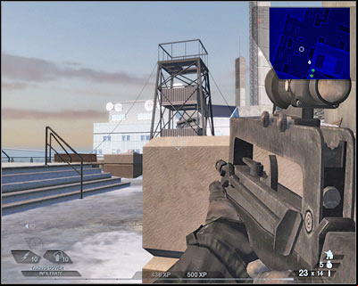 Don't forget to use your tactical map regularly - Scene 2 - Ambush - part 1 - Act 1 - Pyrénées - Tom Clancys Rainbow Six: Vegas 2 - Game Guide and Walkthrough