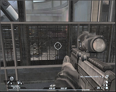 You should notice that the hostages have escaped in the meantime - Scene 1 - Negotiations - part 4 - Act 1 - Pyrénées - Tom Clancys Rainbow Six: Vegas 2 - Game Guide and Walkthrough