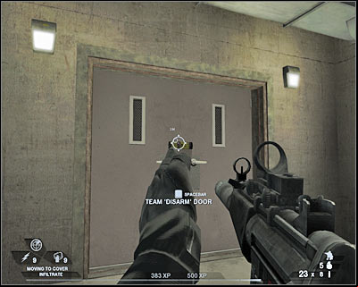 Enter this new room - Scene 1 - Negotiations - part 4 - Act 1 - Pyrénées - Tom Clancys Rainbow Six: Vegas 2 - Game Guide and Walkthrough