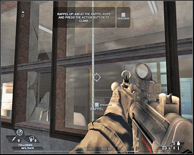 You may start moving forward - Scene 1 - Negotiations - part 4 - Act 1 - Pyrénées - Tom Clancys Rainbow Six: Vegas 2 - Game Guide and Walkthrough