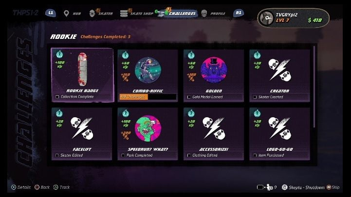 Trophy type: bronze - Tony Hawks Pro Skater 1+2: Trophies/Achievements guide - Appendix - Tony Hawks Pro Skater 1+2 Guide