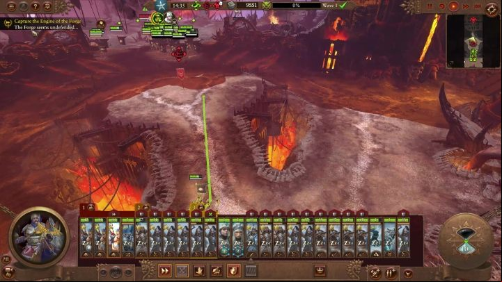 When you reach the middle arena, you may be surprised to find that there are no enemies here - Total War Warhammer 3: Forge of Souls - Realm of Chaos - Total War Warhammer 3 Guide