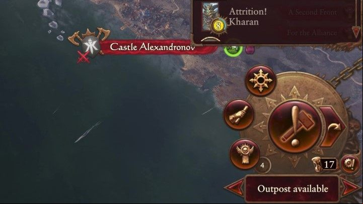 This is another menu that will be slightly different for each faction - Total War Warhammer 3: Interface - Campaign Map - Total War Warhammer 3 Guide