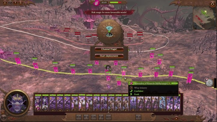 Almost every battle starts with drawing Winds of Magic (you can read more about them on a separate page: Winds of Magic and spells) - Total War Warhammer 3: Battles - Military - Total War Warhammer 3 Guide