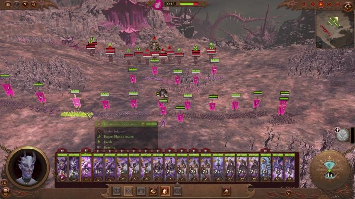 Your unit tabs are at the bottom of the screen - Total War Warhammer 3: Battles - Military - Total War Warhammer 3 Guide