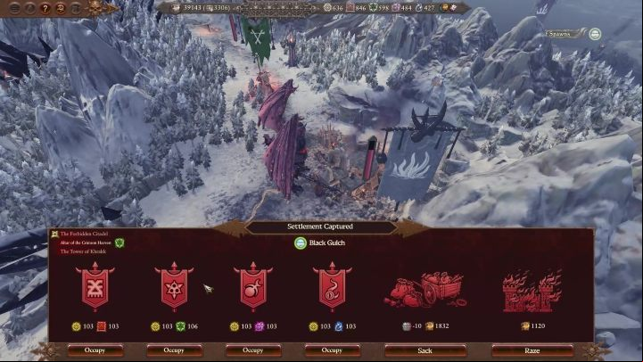 Another way to get glory is to devote a conquered settlement to one of the gods - Total War Warhammer 3: Daemons of Chaos - unique mechanics - Daemons of Chaos - Total War Warhammer 3 Guide