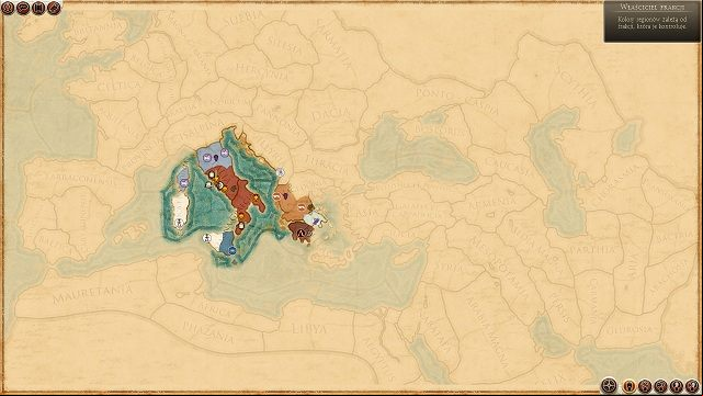 When you select any town, youll get a province management screen - Interface | Strategic map - Strategic map - Total War: Rome II Game Guide
