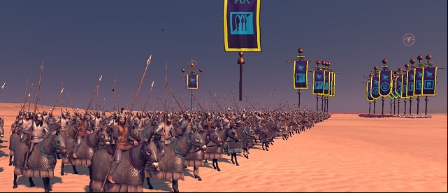 In this case you use war elephants or chariots deployed in the first line - Sample formations and maneuvers | Battle - Battle - Total War: Rome II Game Guide