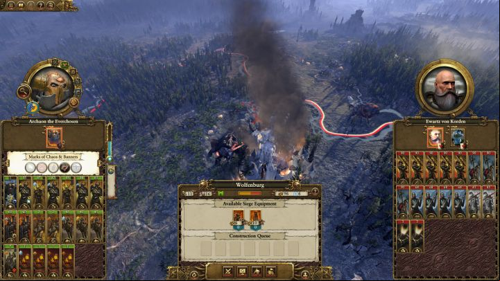 The pre-battle screen contains valuable information - the condition of both armies, potential reinforcements and so on. - General information | Battles - Battles - Total War: Warhammer Game Guide
