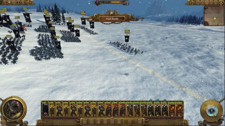 Forces can be set up inside of the yellow zone. - General information | Battles - Battles - Total War: Warhammer Game Guide
