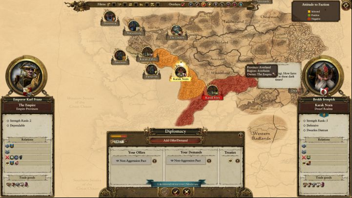 You should consider accepting alliance offers. - Empire Campaign Walkthrough and Tips - Empire - Total War: Warhammer Game Guide