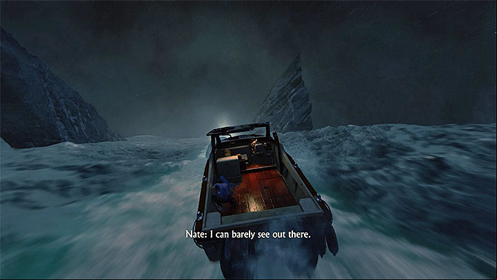 Avoid rocks in the water on your way to the island. - Uncharted 4: Prologue - walkthrough - Walkthrough - Uncharted 4: A Thiefs End Game Guide