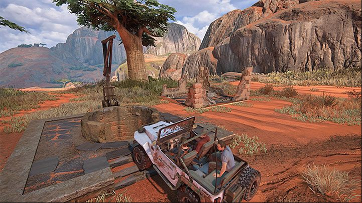 Get back to the car and head right from the starting point - Uncharted 4: Chapter 10 The Twelve Towers - walkthrough - Walkthrough - Uncharted 4: A Thiefs End Game Guide