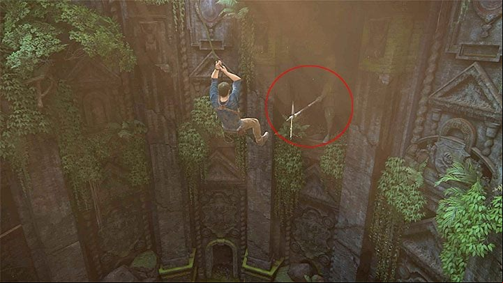 Approach the ruins with the statues - Uncharted 4: Chapter 12 At Sea - walkthrough - Walkthrough - Uncharted 4: A Thiefs End Game Guide