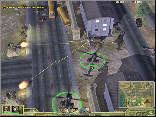 Fourth objective: Defeat the alien walker - Mission 2 - part 2 - Prelude - Universe at War: Earth Assault - Game Guide and Walkthrough