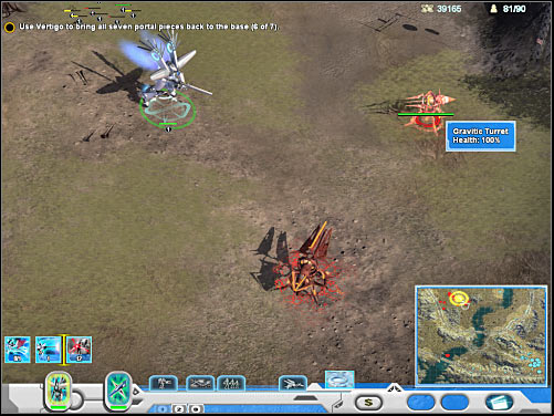 You may resume control over Vertigo - Mission 3 - part 3 - Novus - Universe at War: Earth Assault - Game Guide and Walkthrough